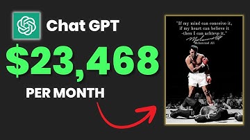How To Make PASSIVE INCOME With ChatGPT AI!
