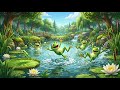 Frogs Splash in the Pond 🐸💦 | Fun Animal Song for Kids