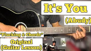 It's You - Abudy | Guitar Lesson | Plucking & Chords | (Ali Gatie)