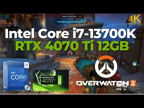 Intel Core i7-13700K  NVIDIA RTX 4070 Ti - Overwatch 2 @4K sepic settings (32GB RAM DDR5-6000)