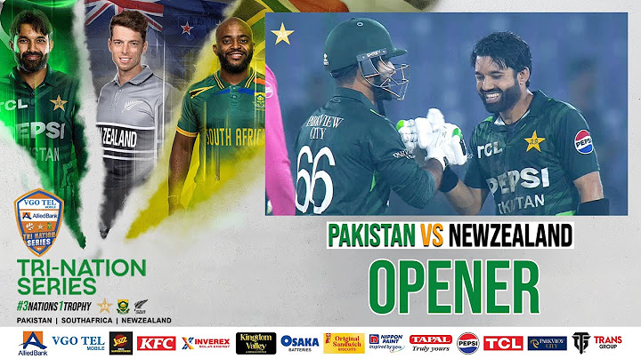 Opener | Pakistan vs New Zealand | Tri-Nation Series 2025 Final | PCB | M2J1A