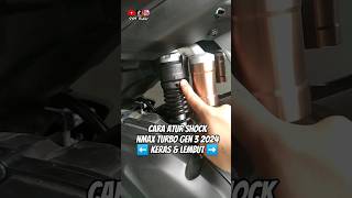 Cara Atur Shockbreaker Yamaha Nmax Turbo Gen 3 2024 #nmaxturbo #aturshock #stelshock #shocknmax