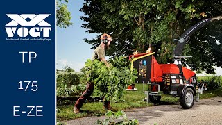 Elektrohacker auf PKW-Fahrwerk - TP 175 E-ZE - Elektrischer Holzhäcksler