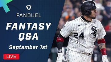 MLB DFS | FanDuel Q&A LIVE  🔴