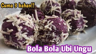 BOLA BOLA UBI UNGU BIKINNYA SANGAT MUDAH | Purple Sweet Potato Balls Recipe BOLA BOLA UBI UNGU BIKINNYA SANGAT MUDAH | Purple Sweet Potato Balls Recipe