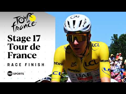 MAGICAL FINISH! 🤩 | Men's Tour de France Stage 17 Final KM's | TNT Sports Cycling