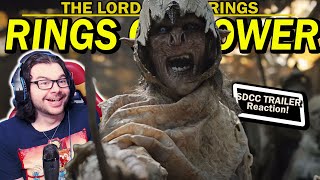 LOTR: THE RINGS OF POWER SDCC Trailer REACTION \& DISCUSSION - \\