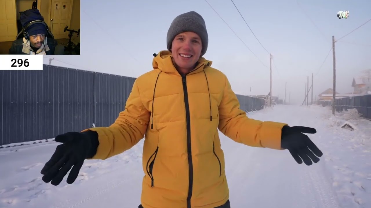 QuezzDaGrixm Reacts to 100 Hours In The Coldest City On Earth! (-71°C) - Yakutsk, Siberia