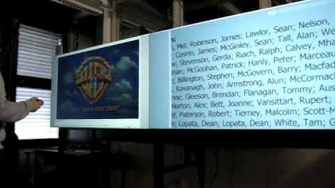 Interplay of Multitouch Display with Large High Resolution Display