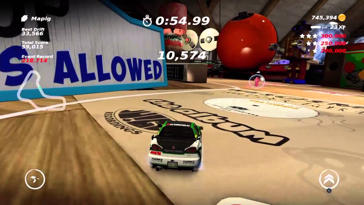 TABLE TOP RACING: WORLD TOUR - SPECIAL EVENT - STREET RACERS DRIFT (TOKYO ZERO STAGE 2) VERY EASY
