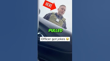 Officer Gives Him a Warning 😂🚔