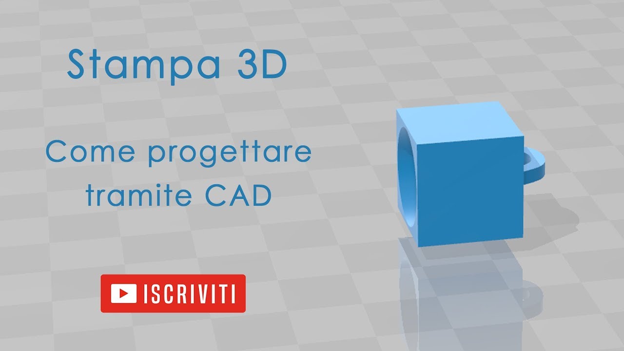 Come Creare Oggetti Da Stampare In 3d Cad Tutorial Freecad Slic3r Youtube