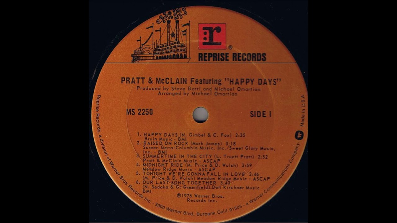 Happy Days Pratt & McClain YouTube