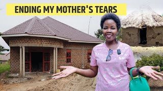 From a Grass Thatched House To Building Her Mother a Beautiful 3 Bedroom Home In Uganda