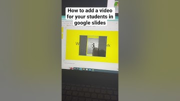 How to add a video for your students in google slides #teachers #technology #mathtutor #mathtutor
