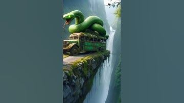 Nature Exploration l Bus #shorts #shortsvideo #nature #animals #amazing #python #art