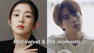 BTS LOVE IRENE ! (Bts & Red velvet moments)