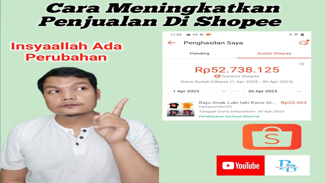 Cara Meningkatkan Penjualan Di Shopee - YouTube