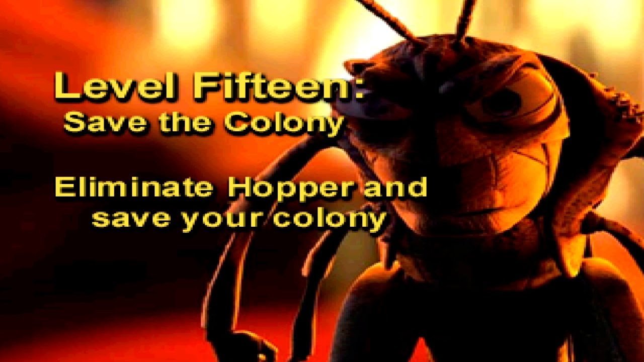 A Bug's Life (PS1) ~ Level Fifteen (Canyon Showdown): Save the Colony ...