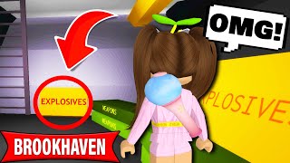 I found A DARK SECRET ROOM in This FREE HOUSE in Roblox Brookhaven RP! Agency Secret Bunker Found!