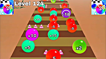 Calculate Ball All Levels Android iOS Gameplay (Level 121 - 130)