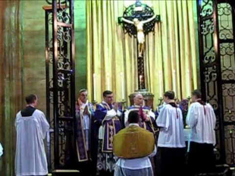 FSSP Pontifical Mass & Ordination (Dec. 19, 2009) ...