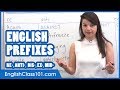 Most Common Prefixes - Learn English Grammar