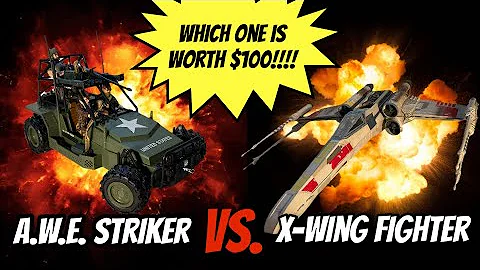 Taking a look at the G.I.Joe A.W.E.Striker and Star Wars X-Win and seeing which one is worth $100