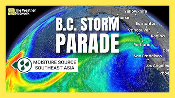 Storm Parade Hits B.C. With Ample Rainfall And Alpine Snowfall | #forecast