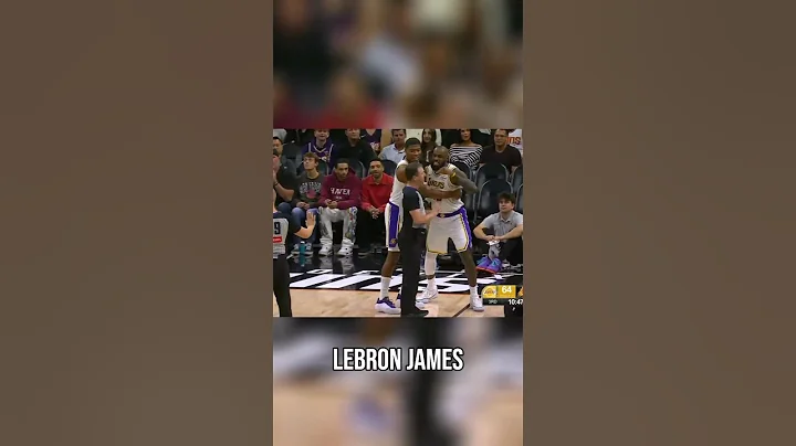 Lebron James SHOVES Ref After Nearly Fighting Dillon Brooks