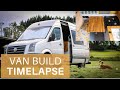 Diy van build timelapse  vw crafter conversion  vanlife uk