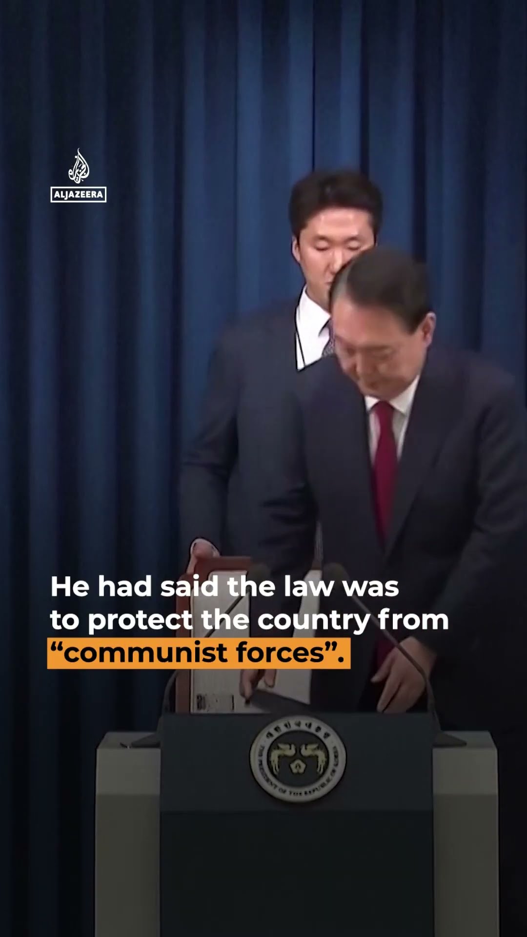 South Korea president faces impeachment after martial law | AJ #shorts