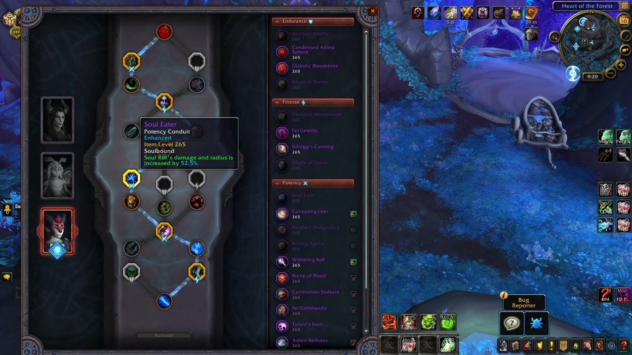 9.2 Shadowlands Affliction Warlock PvP Guide Talents,Conduits,Legendary