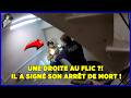 CHOC Il met une DROITE à un policier avec un COUTEAU en main ! La riposte est FATALE