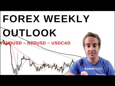 Forex Weekly Outlook ~ Live Trading AUDUSD, NZDUSD & USDCAD Analysis