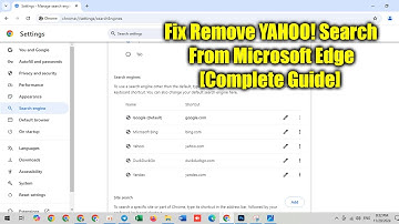 How to Remove YAHOO! Search From Microsoft Edge [Complete Guide] 2024