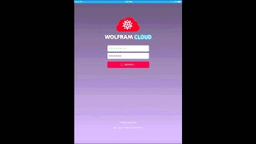 Wolfram Cloud App