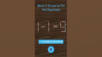 Mind Blowing Trick: Move Only 2 Matchstick | 1 - 1 =9