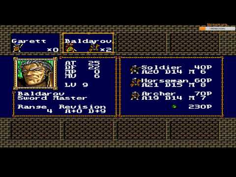 Прохождение Langrisser (Warsong) на Sega Mega Drive; часть 1 [с комментариями]