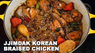 Jjimdak Korean Soy Braised Chicken at Home | So Delicious I Can't Even!!!