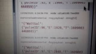 MQTT sub messages : json format