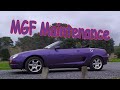 Two Brits Do Maintenance - MGF Timing belt / Water pump replacement