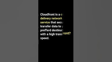 #shorts What is CloudFront? #learnomate technologies
