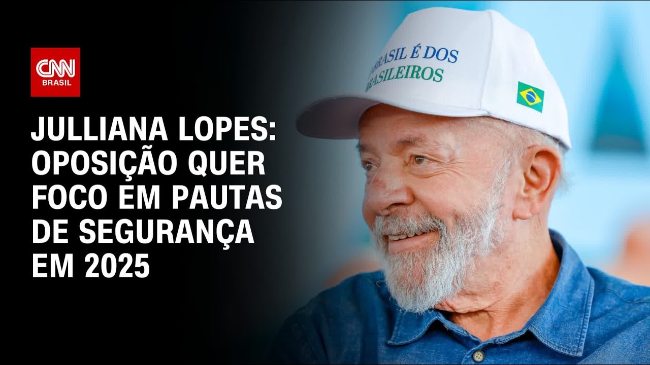 Julliana Lopes: Oposição quer foco em pautas de segurança em 2025 | AGORA CNN