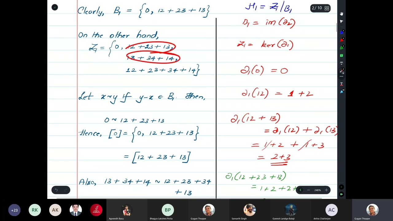 E0 207 : Computational Topology : Boundary Matrix