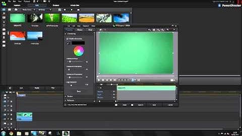 Cyberlink PowerDirector 12   Chroma Key   Green Screen HD ENG