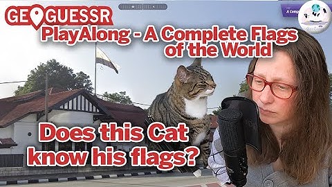 Cats & Flags, what could go wrong? GeoGuessr Play Along - A Complete Flags of the World