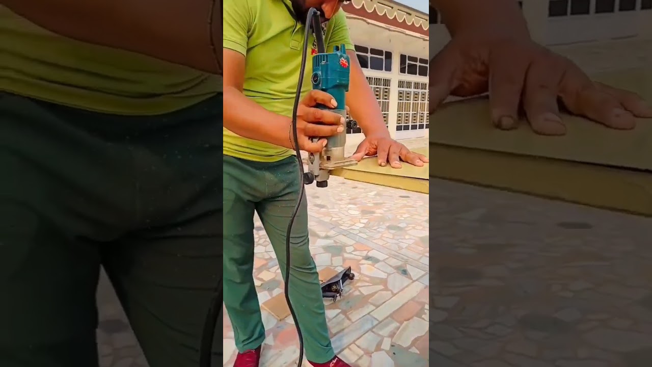 it's my wood work very easy Door cutting.