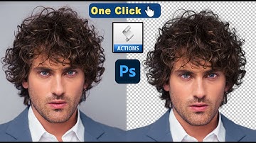 Photoshop (SECRET) Action | White Background Remove | Photoshop Tutorial |Cut Out Hair New Technique
