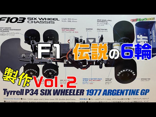 TAMIYA/Tyrrell] 6-wheel F1 Tyrrell P34 production Vol.2 BAG